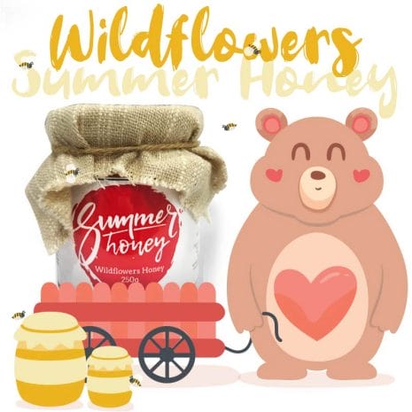Bear-Summer Honey Pure Series Wildflower 單花蜜系列之野花蜜 250g
